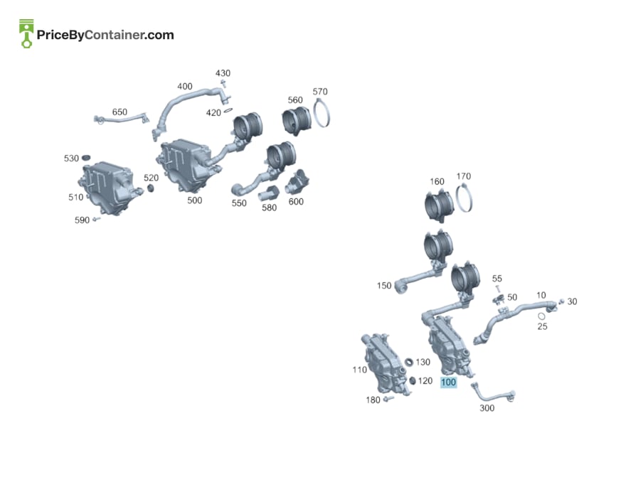 MERCEDES-BENZ 1770101710 — MERCEDES BENZ GENUINE ENGINE CRANKCASE VENT VALVE A1770101710