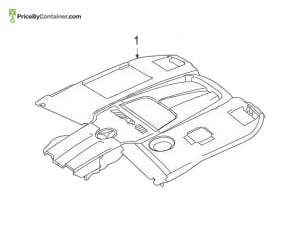 MERCEDES-BENZ 1770106911 — Mercedes-Benz Genuine ENGINE COVER 1770106911