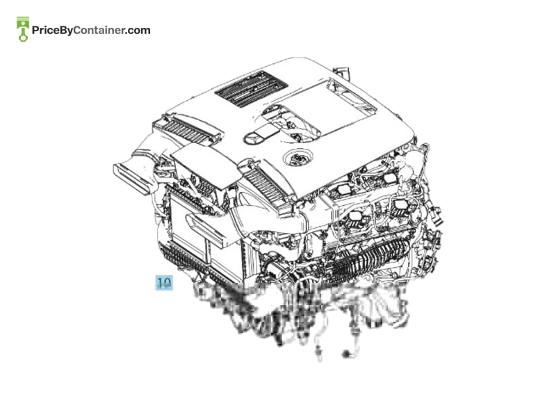 MERCEDES-BENZ 177010751080 — MERCEDES BENZ GENUINE SPARK IGNITION ENGINE A177010751080
