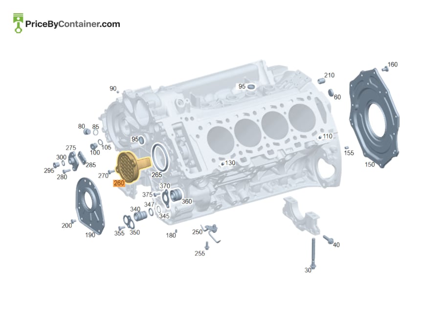 MERCEDES-BENZ 1770151800 — MERCEDES BENZ GENUINE GASKET A1770151800