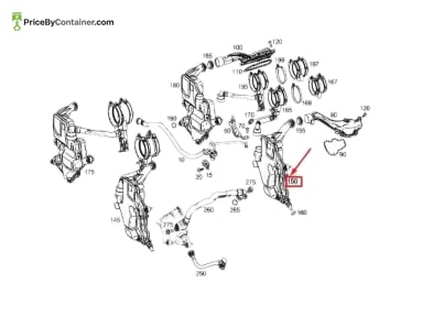 MERCEDES-BENZ 1770780119 — Mercedes-Benz Genuine OIL SEPARATOR 1770780119