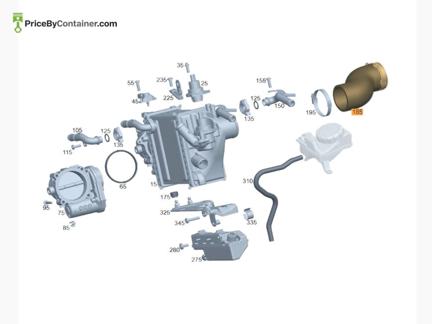 MERCEDES-BENZ 1770904601 — MERCEDES BENZ GENUINE HOSE RH A1770904601