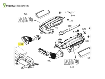 MERCEDES-BENZ 1770905400 — MERCEDES BENZ GENUINE ACCORDION HOSE 1770905400