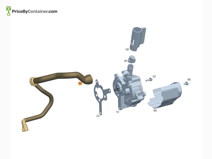 MERCEDES-BENZ 1771400002 — MERCEDES BENZ GENUINE HOSE VACUME PUMP A1771400002