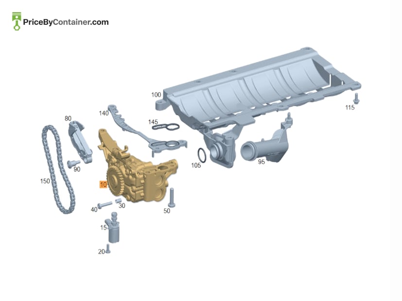 MERCEDES-BENZ 1771801000 — MERCEDES BENZ GENUINE VANE TYPE PUMP1771807100 A1771801000