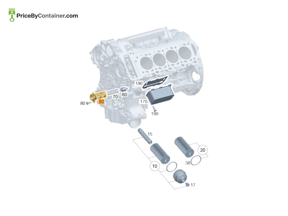 MERCEDES-BENZ 1771807200 — MERCEDES BENZ GENUINE VALVE HOUSING A1771807200