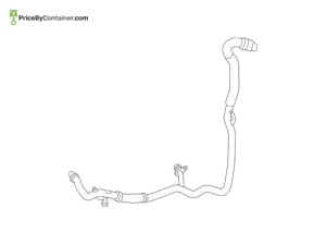 MERCEDES-BENZ 1772001200 — Mercedes-Benz Genuine RETURN LINE 1772001200