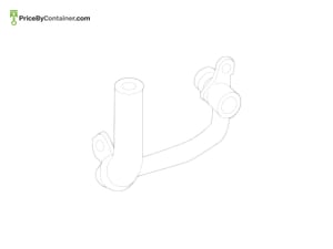 MERCEDES-BENZ 1772003751 — Mercedes-Benz Genuine COOLANT LINE 1772003751