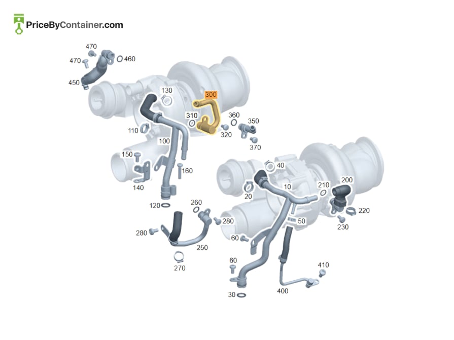 MERCEDES-BENZ 1772006502 — MERCEDES BENZ GENUINE COOLANT LINE A1772006502