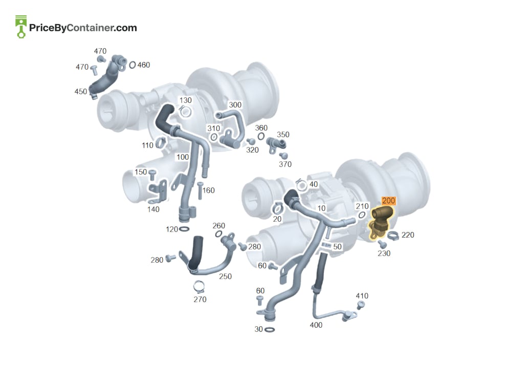 MERCEDES-BENZ 1772006602 — MERCEDES BENZ GENUINE COOLANT LINE A1772006602