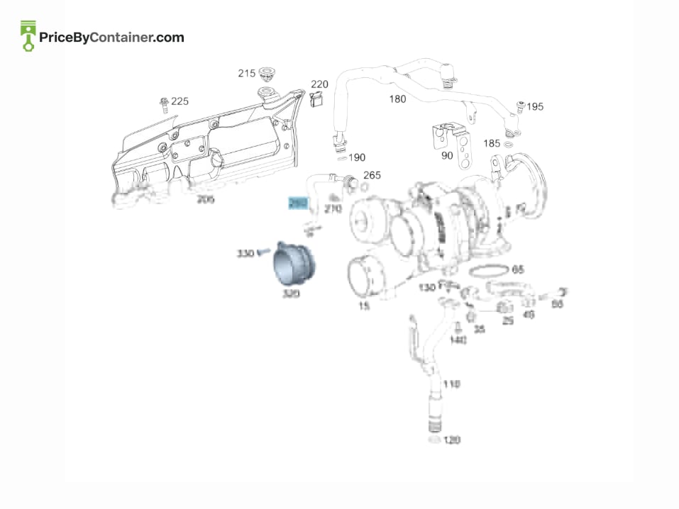 MERCEDES-BENZ 1772031417 — MERCEDES BENZ GENUINE BLEED LINE A1772031417
