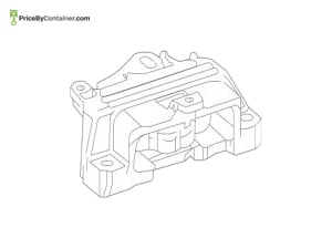 MERCEDES-BENZ 1772407500 — Mercedes-Benz Genuine TRANSMISSION MOUNT LEFT 1772407500