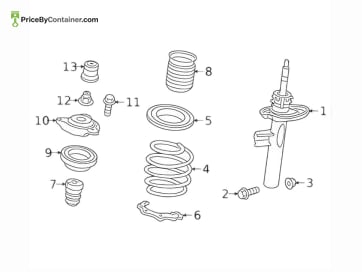MERCEDES-BENZ 1773212200 — Mercedes-Benz Genuine HELICAL SPRING 1773212200