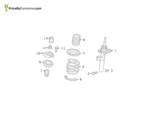 MERCEDES-BENZ 1773235700 — Mercedes-Benz Genuine SHOCK ABSORBER 1773235700