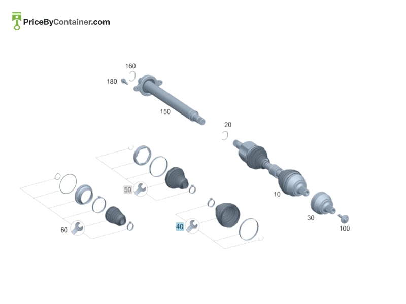 MERCEDES-BENZ 1773306202 — MERCEDES BENZ GENUINE DG-REPAIR KIT, BOOT A1773306202