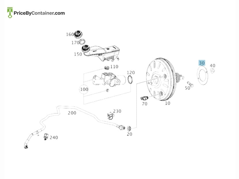 MERCEDES-BENZ 1774310000 — MERCEDES BENZ GENUINE GASKET CIRCUMFERENTIAL A1774310000