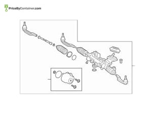 MERCEDES-BENZ 177460100164 — Mercedes-Benz Genuine STEARING RACK 177460100164