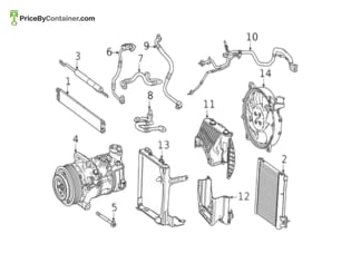MERCEDES-BENZ 1775004800 — Mercedes-Benz Genuine CONDENSER 1775004800