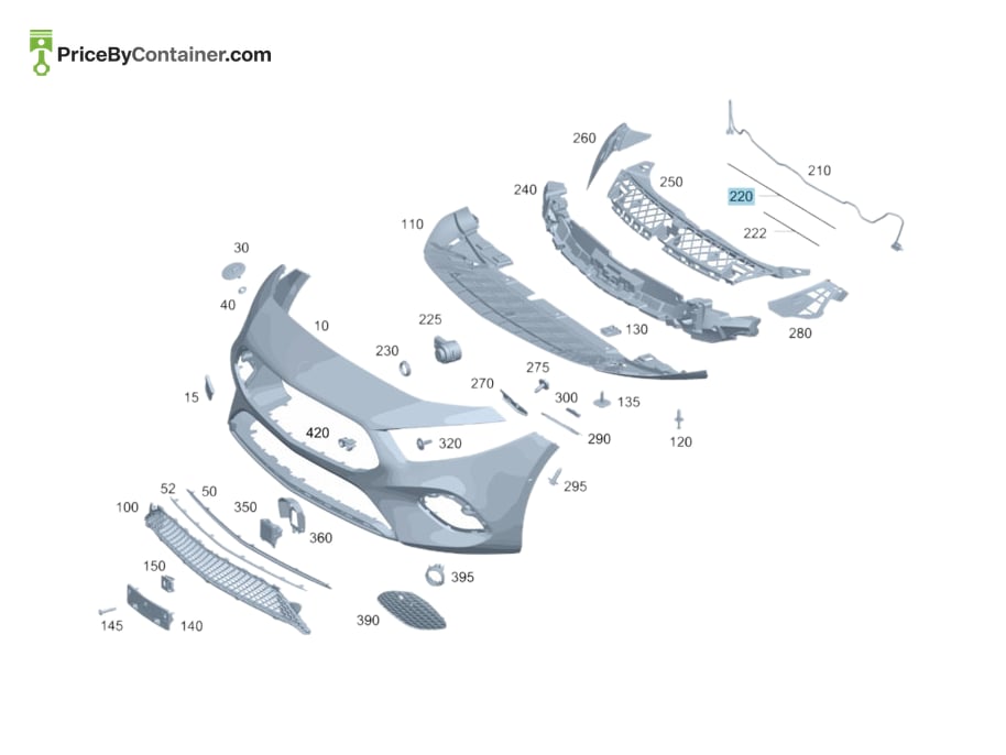 MERCEDES-BENZ 1775405310 — MERCEDES BENZ GENUINE ELECTRICAL WIRING HARNESS A1775405310
