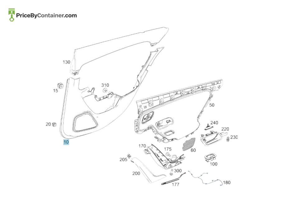 MERCEDES-BENZ 17773031009051 — MERCEDES BENZ GENUINE BASIC CARRIER A17773031009051