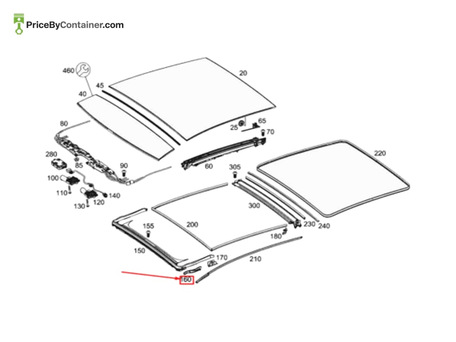 MERCEDES-BENZ 1777820900 — MERCEDES BENZ GENUINE LIFTING BRACKET A1777820900