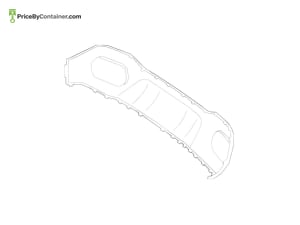 MERCEDES-BENZ 1778856904 — Mercedes-Benz Genuine TRIM, BUMPER 1778856904