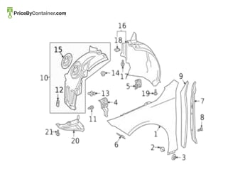 MERCEDES-BENZ 1778890400 — Mercedes-Benz Genuine EDGE GUARD 1778890400