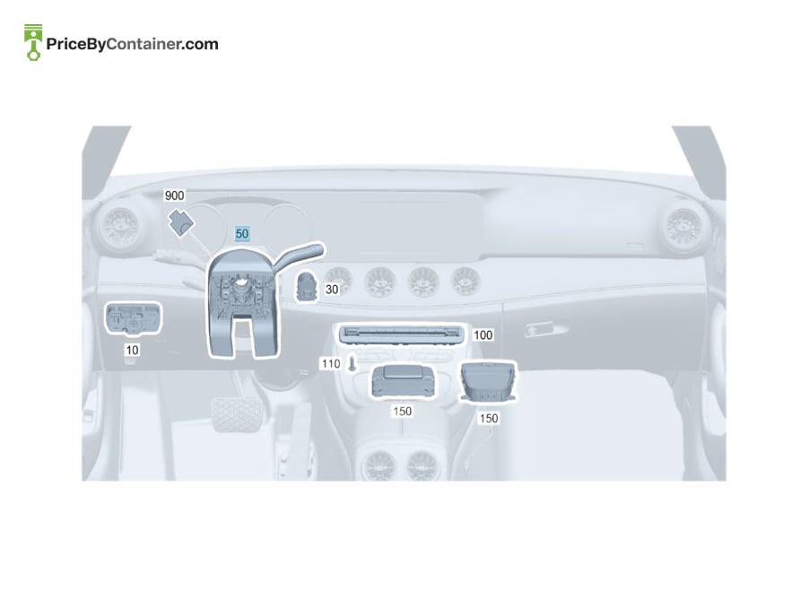 MERCEDES-BENZ 17790070189051 — MERCEDES BENZ GENUINE CONTROL UNIT A17790070189051