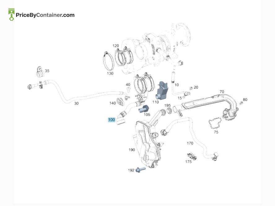 MERCEDES-BENZ 1780106902 — MERCEDES BENZ GENUINE BLEED LINE A1780106902