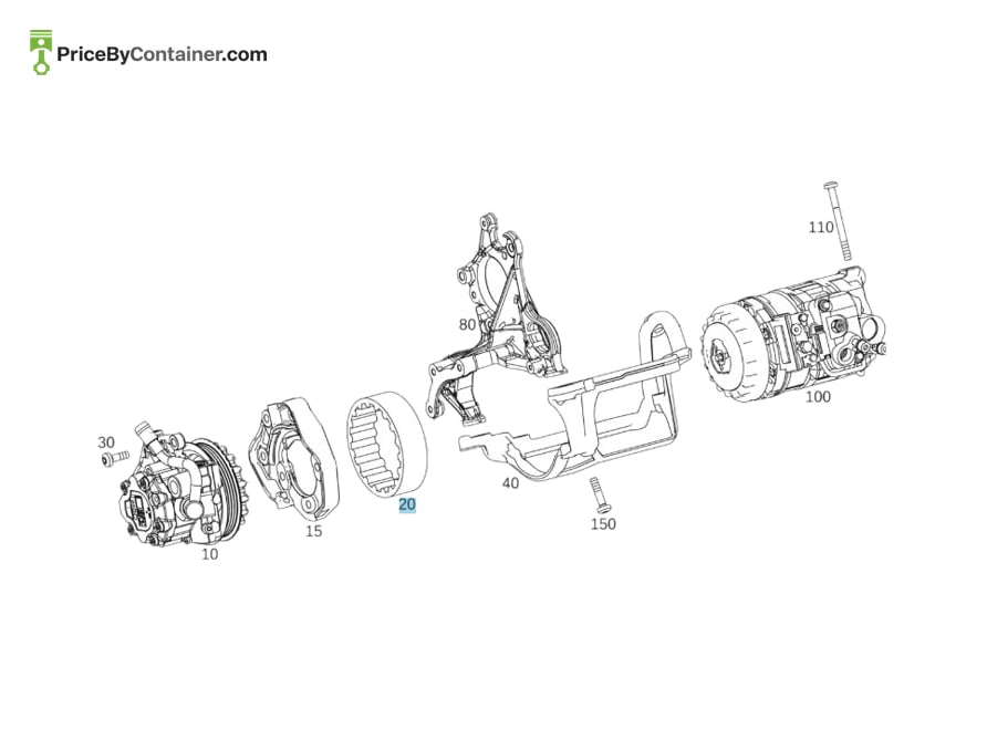 MERCEDES-BENZ 1902620100 — MERCEDES BENZ GENUINE CLUTCH BODY A1902620100
