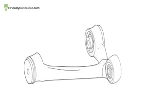 MERCEDES-BENZ 190350620028 — Mercedes-Benz Genuine CONTROL ARM 190350620028