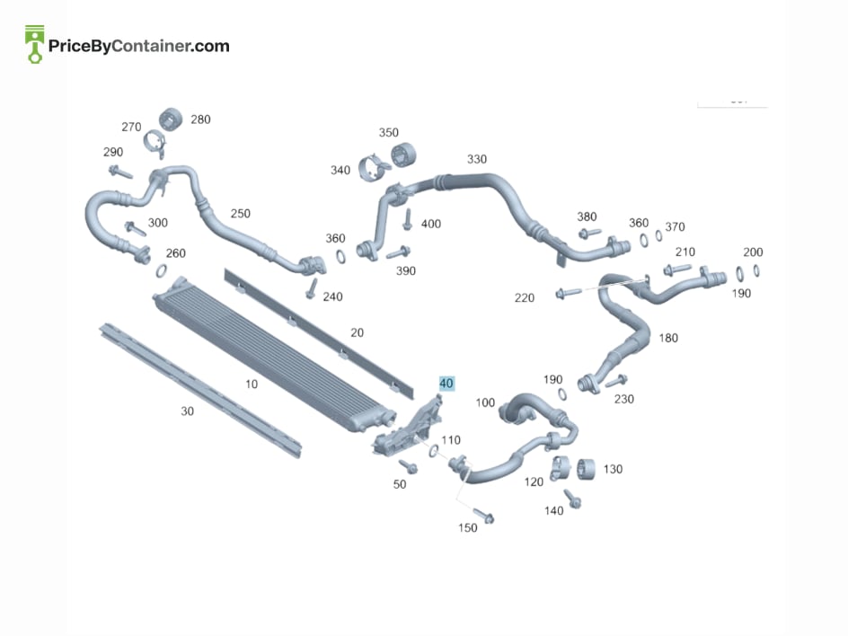 MERCEDES-BENZ 1905040200 — MERCEDES BENZ GENUINE BRACKET A1905040200