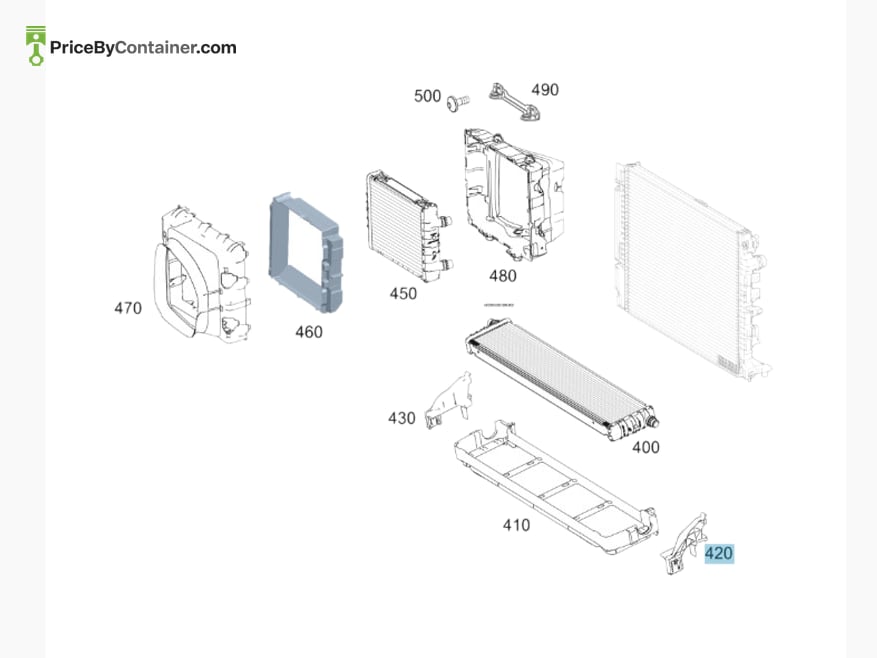 MERCEDES-BENZ 1905040700 — MERCEDES BENZ GENUINE BRACKET A1905040700
