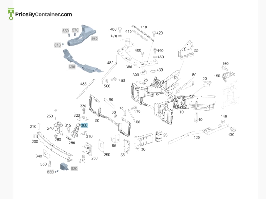 MERCEDES-BENZ 1906206600 — MERCEDES BENZ GENUINE REINFORCEMENT A1906206600