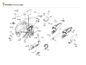MERCEDES-BENZ 19068018873D16 — Mercedes-Benz Genuine INSTRUMENT PANEL 19068018873D16