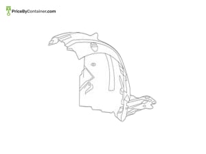 MERCEDES-BENZ 1906980403 — Mercedes-Benz Genuine FENDER COVER 1906980403