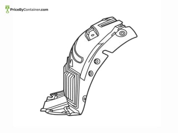 MERCEDES-BENZ 1906983000 — Mercedes-Benz Genuine FENDER COVER 1906983000
