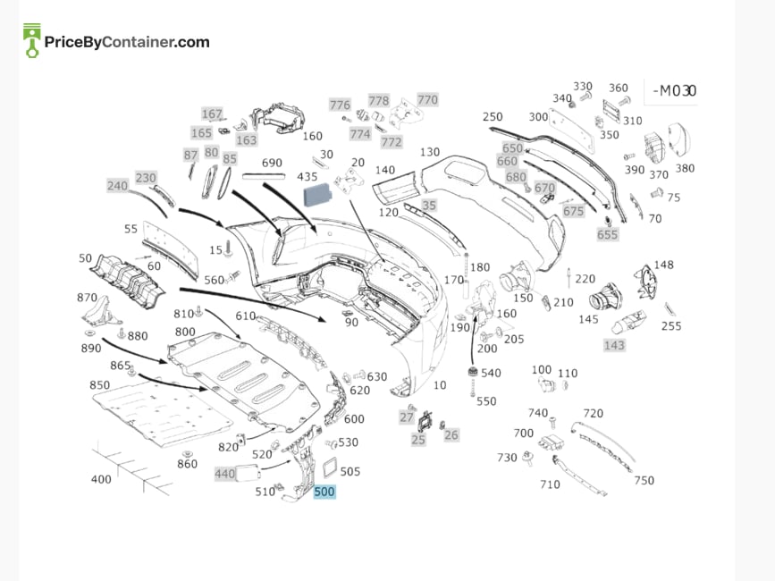 MERCEDES-BENZ 1908800100 — MERCEDES BENZ GENUINE BRACKET LH A1908800100