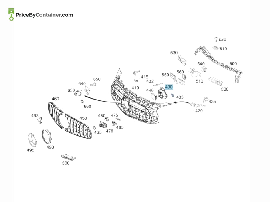 MERCEDES-BENZ 1908853700 — MERCEDES BENZ GENUINE BRACKET A1908853700