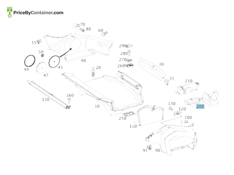 MERCEDES-BENZ 1908980081 — MERCEDES BENZ GENUINE MOUNT A1908980081