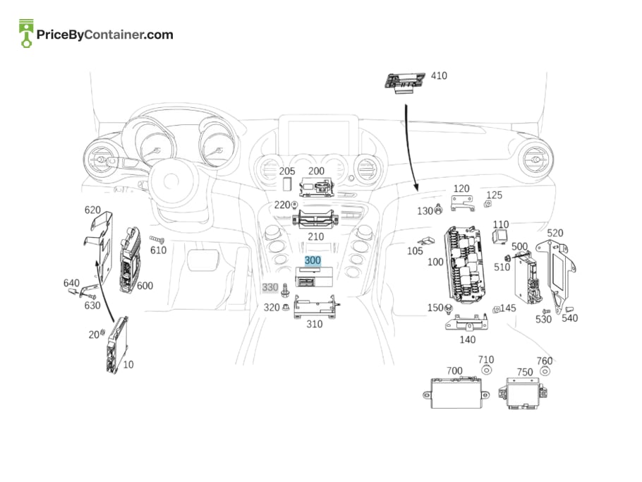 MERCEDES-BENZ 1909009800 — MERCEDES BENZ GENUINE UINT A1909009800