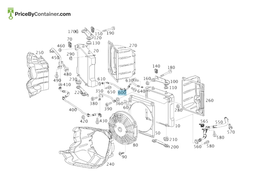 MERCEDES-BENZ 1972702596 — MERCEDES BENZ GENUINE OIL LINE A1972702596