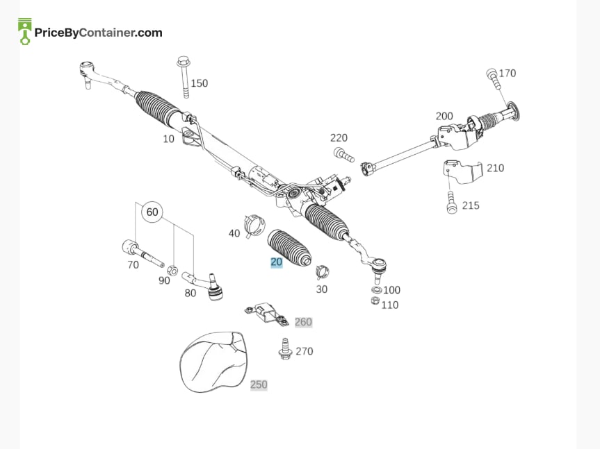 MERCEDES-BENZ 1974630096 — MERCEDES BENZ GENUINE BOOT A1974630096