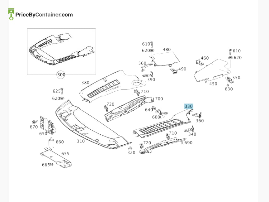 MERCEDES-BENZ 1975201122 — MERCEDES BENZ GENUINE COVER A1975201122