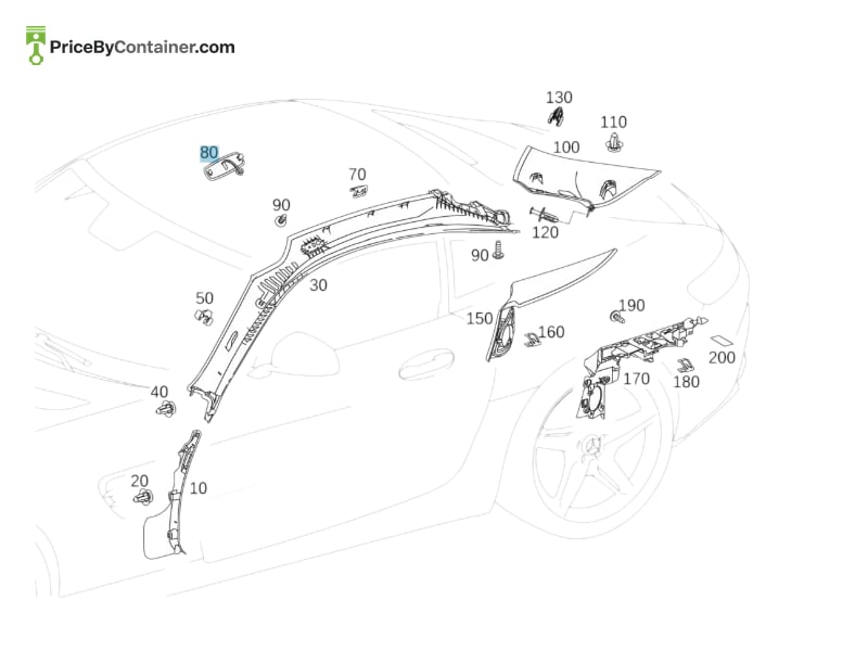 MERCEDES-BENZ 19772215089051 — MERCEDES BENZ GENUINE AIRBAG A19772215089051