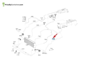 MERCEDES-BENZ 1995012784 — Mercedes-Benz Genuine HOSE 1995012784