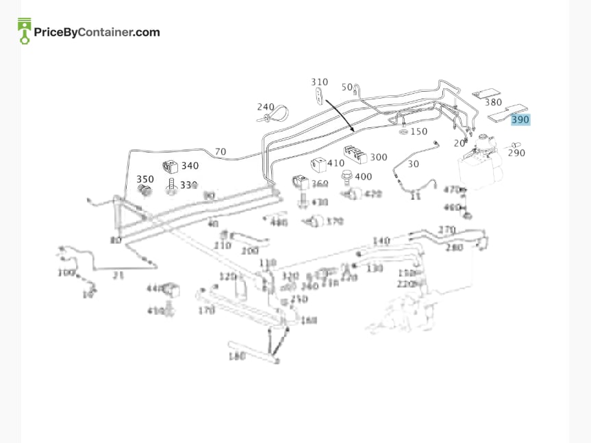MERCEDES-BENZ 1996820497 — MERCEDES BENZ GENUINE INTERMEDIATE LAYER|TO LINE A1996820497