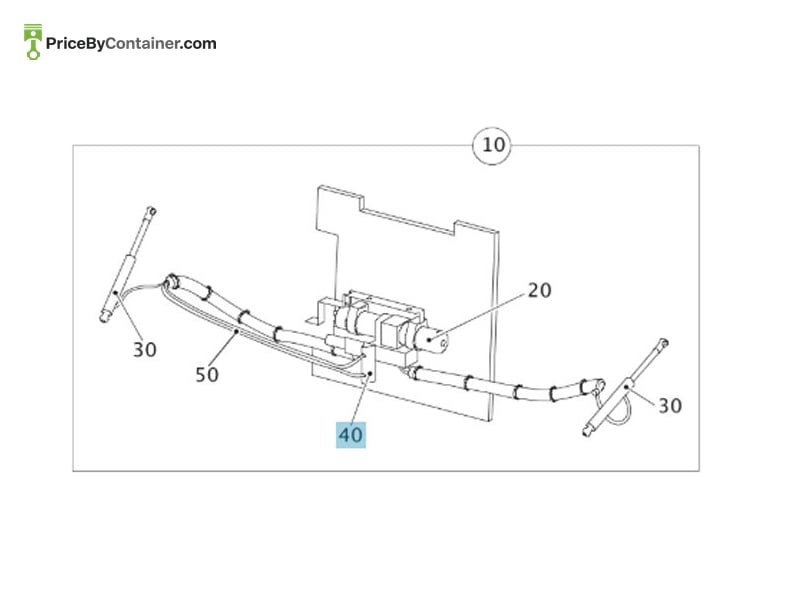 MERCEDES-BENZ 1998000072 — MERCEDES BENZ GENUINE CYLINDER CENTRAL REAR A1998000072