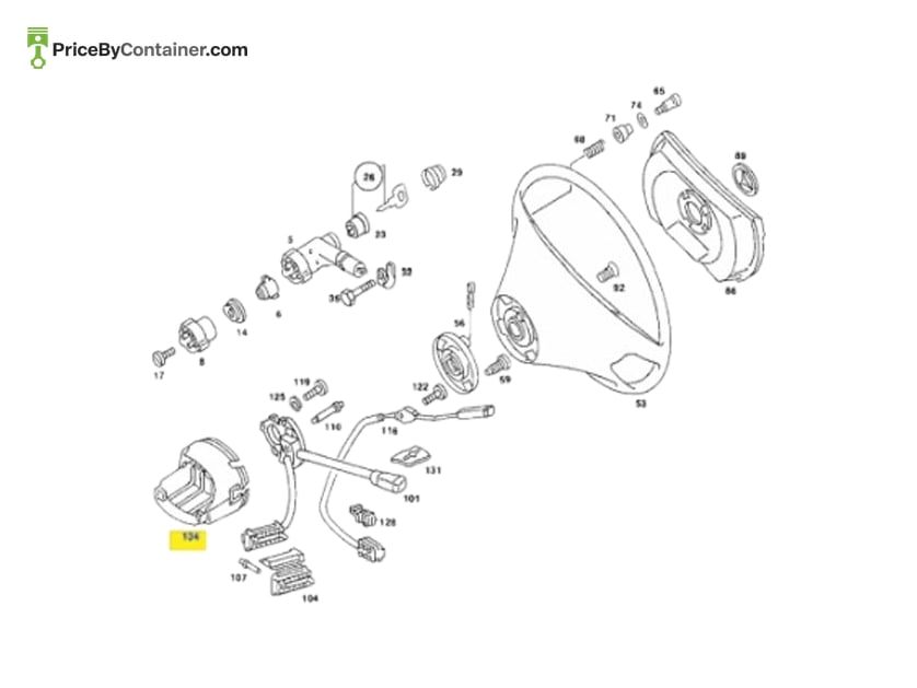 MERCEDES-BENZ 2014621723 — MERCEDES BENZ GENUINE CAP A2014621723