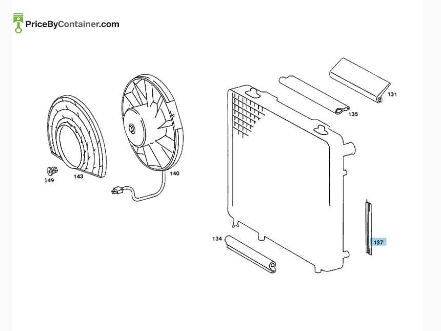 MERCEDES-BENZ 2015056286 — MERCEDES BENZ GENUINE RUBBER PROFILE A2015056286